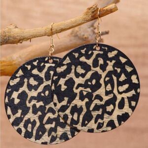 Bohemian leopard earrings A1007